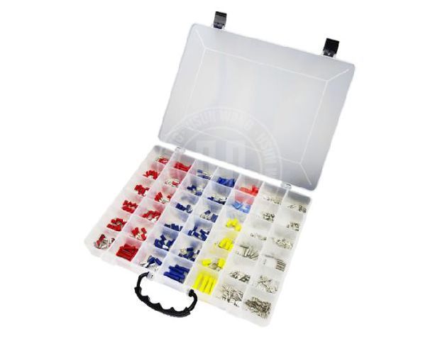 410PCE Insulated &amp; Non Insulated Terminals Assortment Set / Item No :E01410HC