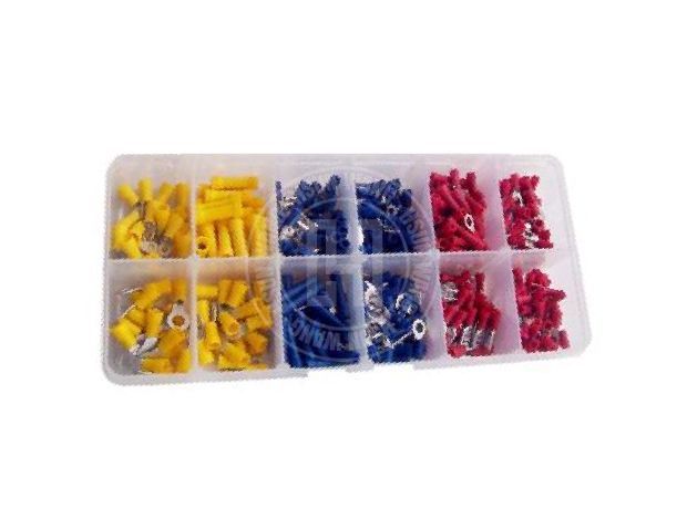 500PCE Insulated Terminals Assortment Set / Item No: E01500KC