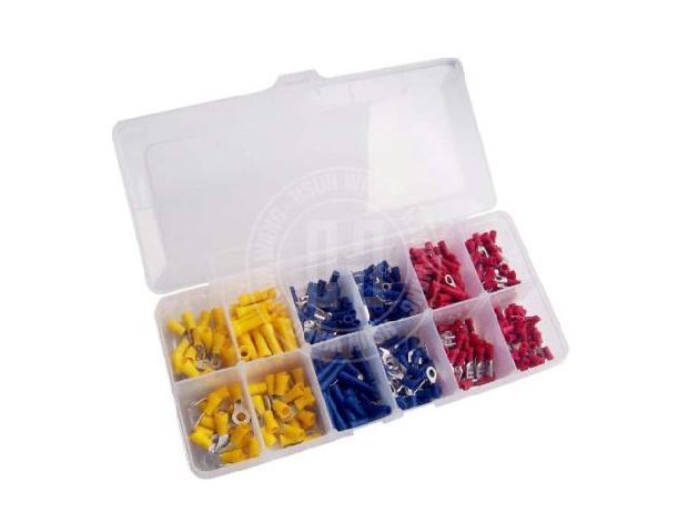 500PCE Insulated Terminals Assortment Set / Item No: E01500KC